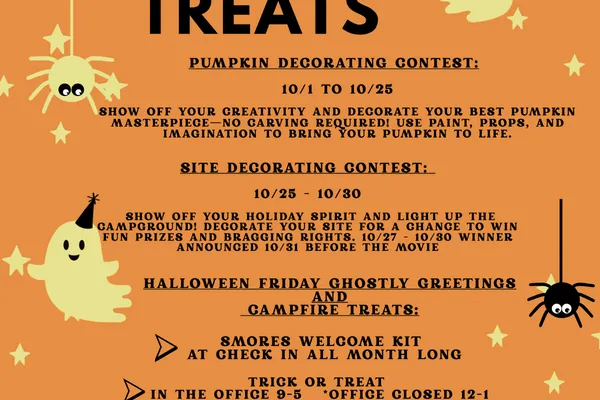 🎃🕸️ Spooktacular Halloween Weekend at Gateway RV Campground! 🕸️🎃