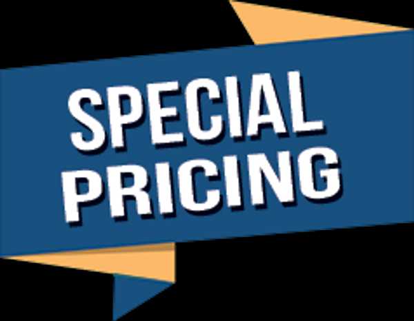 Special Pricing