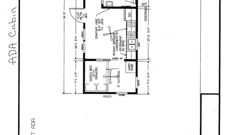 Two Bedroom ADA Accessible Cabin — image 1 of 3