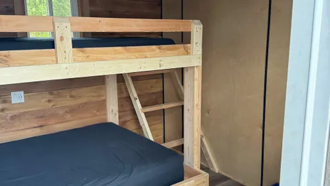 Hut 1 - 2 Double Bed, Bunk beds (No Bedding Included) — image 3 of 3