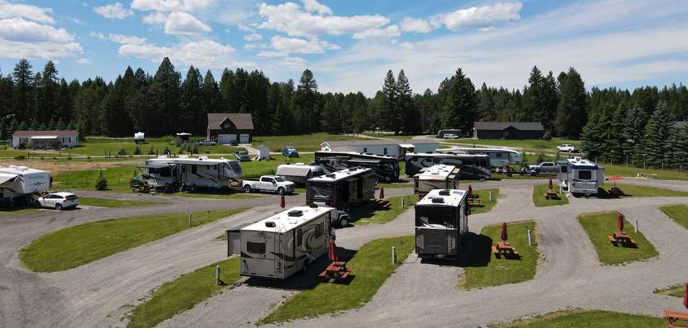Whispering Pines RV Park, Columbia Falls, Montana - Main Photo
