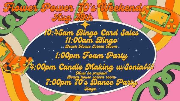 Flower Power(70's) Weekend