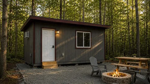 Area C Lodging: Furnished Standard Cabin - 16' x 10' — image 1 of 4