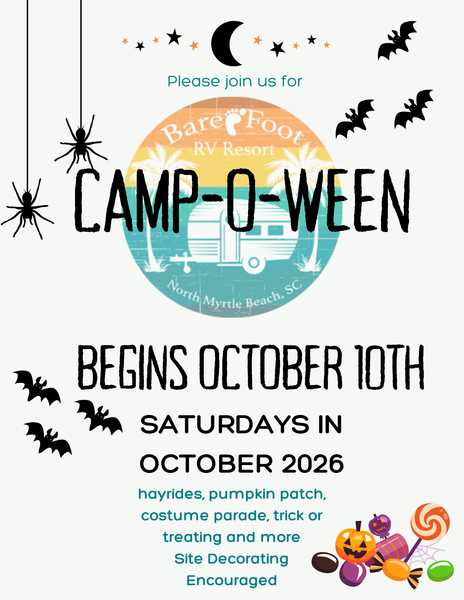 CAMP-O-WEEN every weekend in October