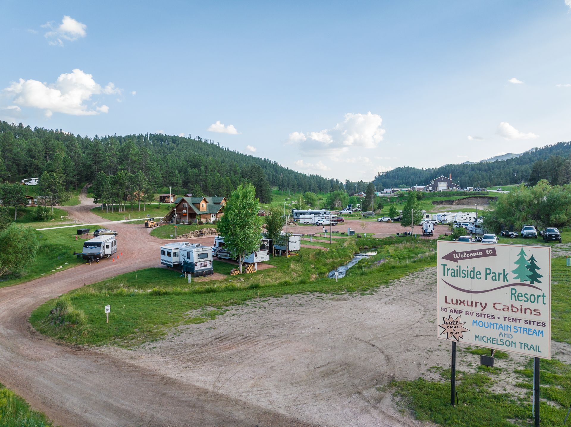 Black Hills Trailside Park Resort, Hill City, South Dakota
