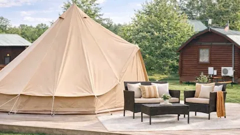 Primitive Glamping Tent — image 1 of 3