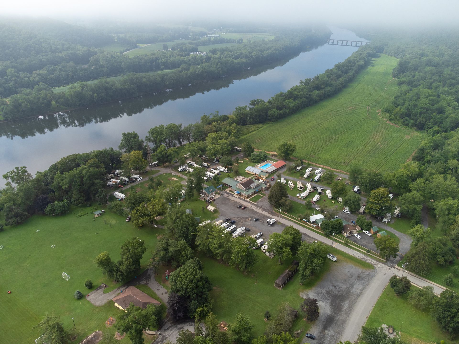 Riverside Campground, Montgomery, Pennsylvania