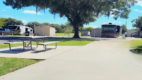Concrete Full Hookup Pull-Through RV Site — image 1 of 1
