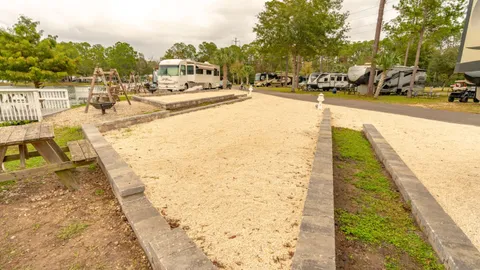 Luxury Lakefront Full Hookup RV Site w/Deck — image 1 of 2