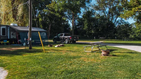 Water & Electric Pull Thru RV Site — image 1 of 2