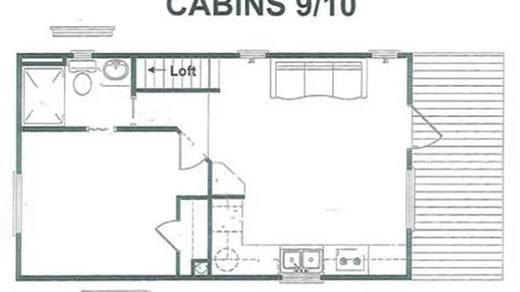 Deluxe 1 Bedroom Cabin — image 9 of 9