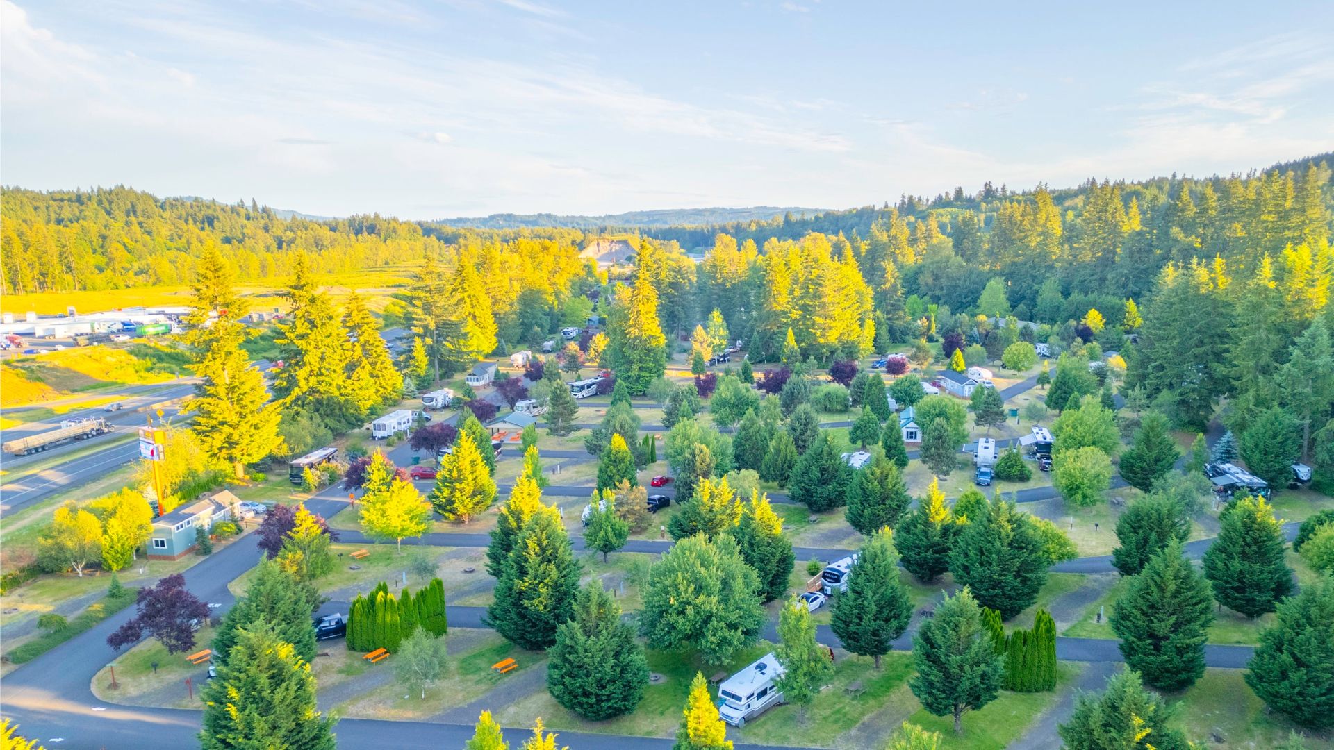 Toutle River RV Resort, Castle Rock, Washington