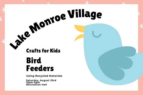 Bird Feeder Kids Craft