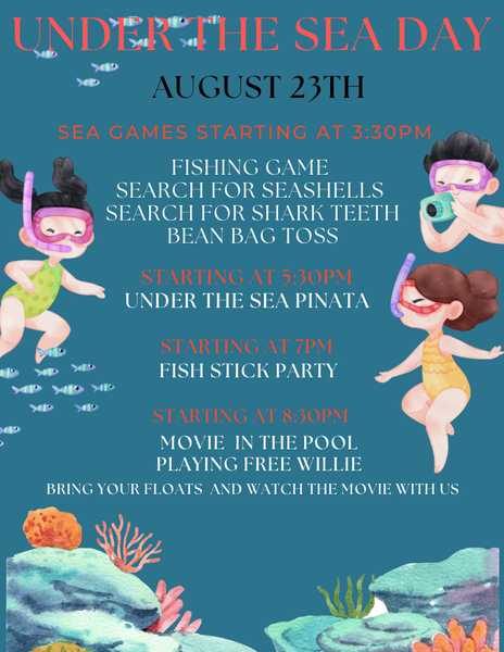 Under The Sea Activities