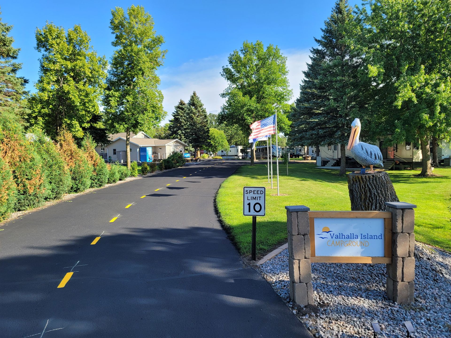 Valhalla Island Campground, Slayton, Minnesota