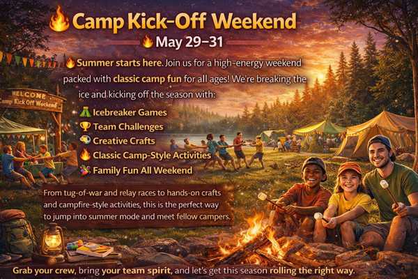 Camp Kick-off May 29-31
