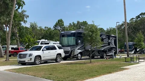 Premium Riverside Full Hookup Pull Through RV Site — image 4 of 4