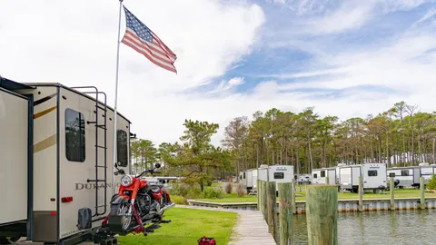Waterfront Full Hookup Back-In RV Site with Dock — image 10 of 10