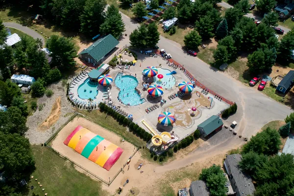 Evergreen Campsites & Resort, Wild Rose, Wisconsin campground