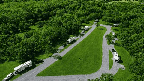200's Gravel Pull-through Welcome Center RV Sites — image 1 of 5
