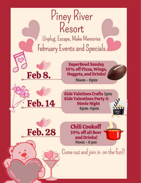 February Calendar of Events
