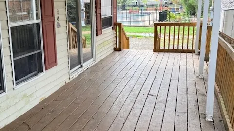 Poolside Cabin: Sleeps 6 Family Cabin — Covered Deck & Flexible Sleeping for Everyone — image 2 of 7