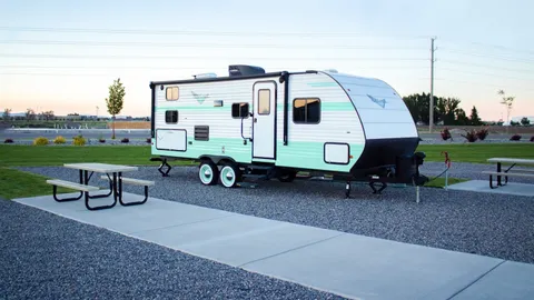 67' Back-In RV Site - 30/50 Amp - Full hookups — image 1 of 2