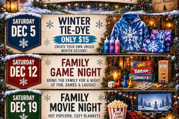 December Calendar of Events