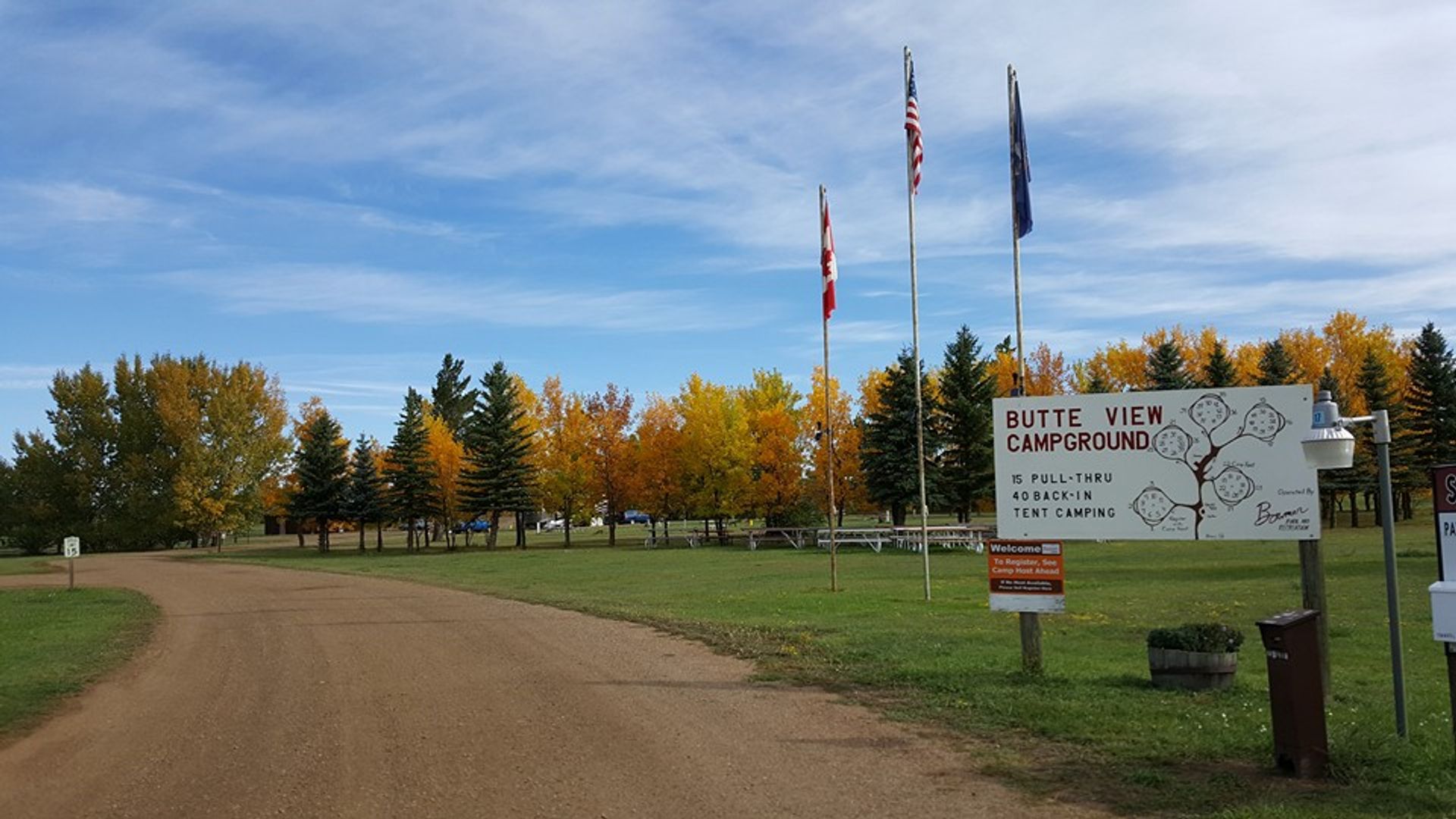 Bowman Parks and Recreation Butte View Campground