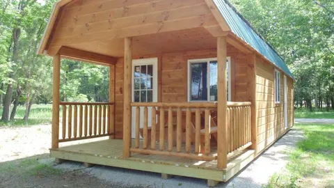 Rustic Cabins with Bunk Beds — image 1 of 7