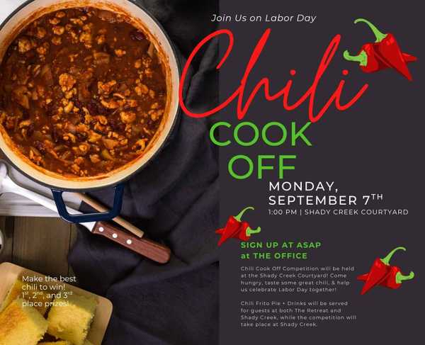 Labor Day Chili Cook Off