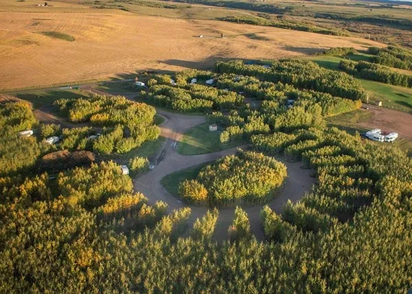 Mannville Riverview Golf Course & RV Resort, Mannville, Alberta campground