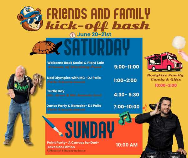 Friends & Family Kick-Off Bash 🎉... 💛 Music, Turtles, Games & More!