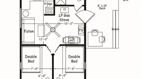 Cabin 04 Premium 2-Bedroom — image 4 of 4