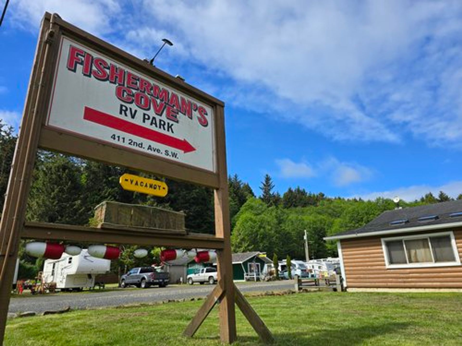 Fisherman's Cove RV Park, Ilwaco, Washington