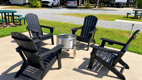 Fireside Premium Pull-Thru, featuring a Breeo smokeless fire pit — image 1 of 6