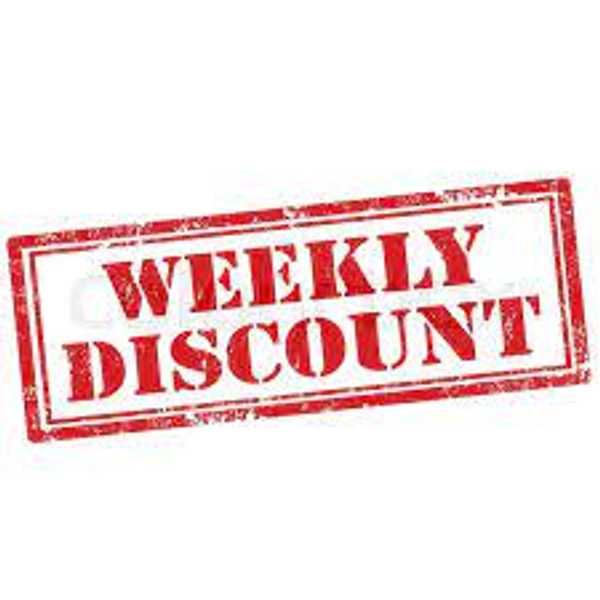 Weekly Discount Rates!