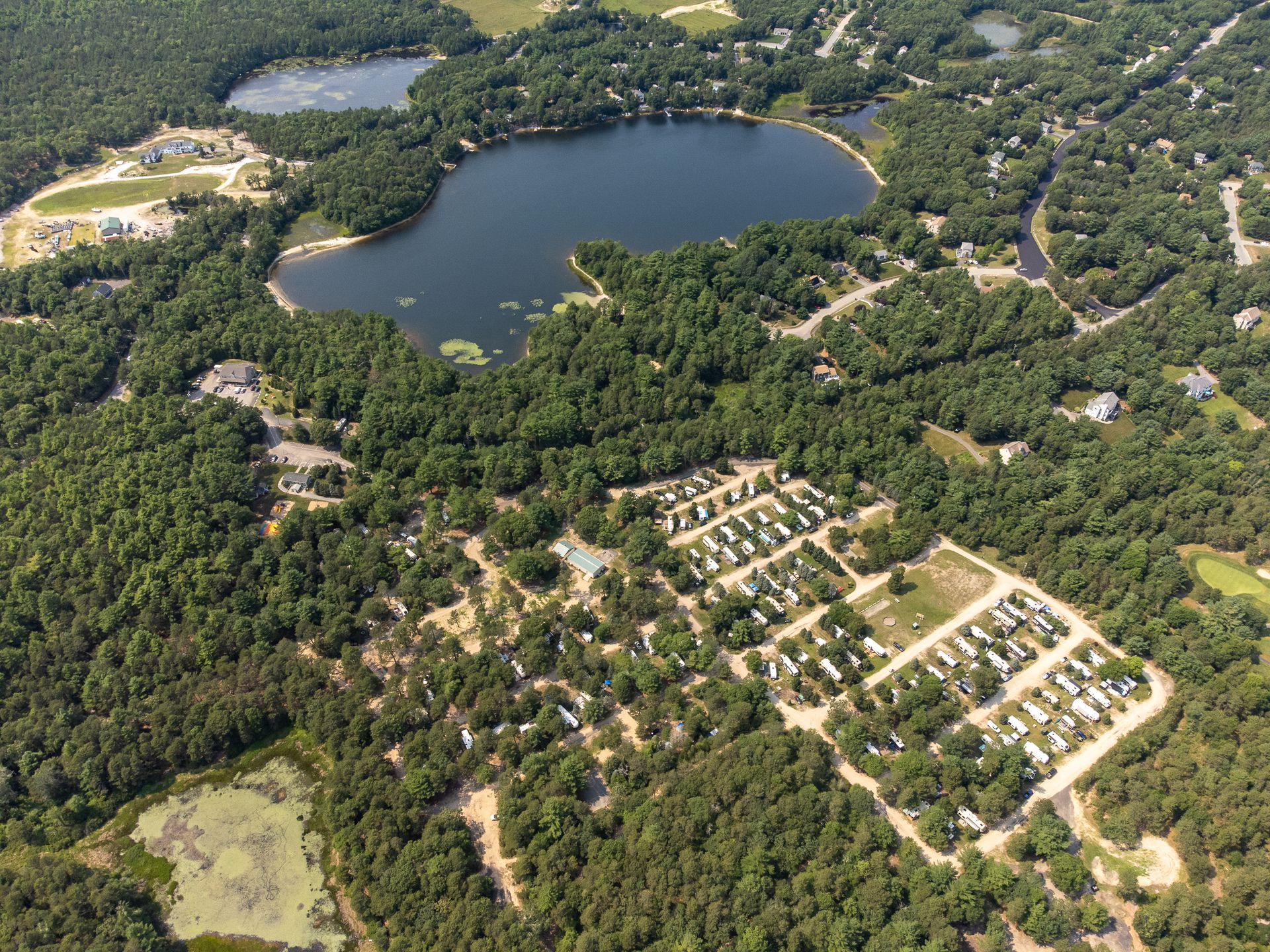 Sandy Pond Campground, Plymouth, Massachusetts