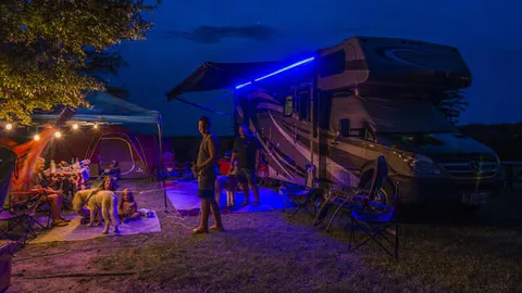 Back-In Deluxe RV Site with Patio — image 2 of 4