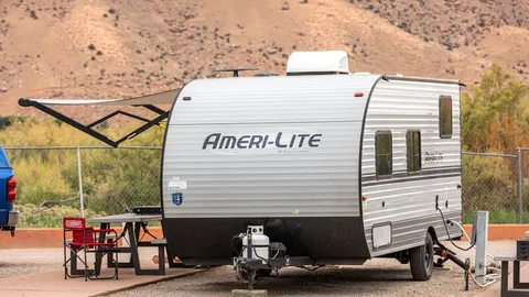 Deluxe Full Hookup Pull Through RV Site 20/30/50 AMP — image 1 of 3
