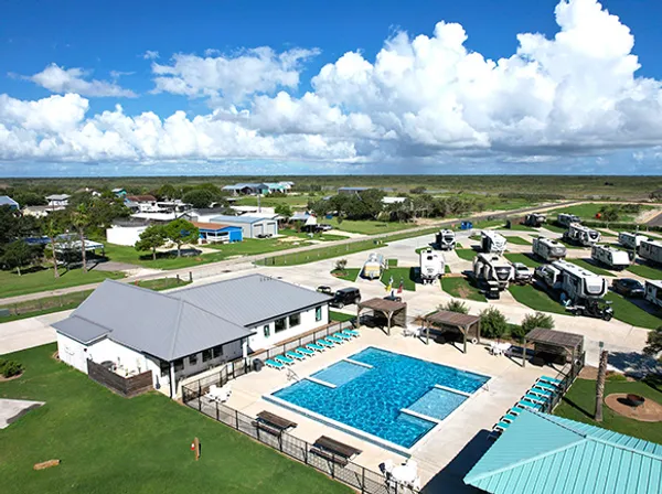 R & R RV Resort & Casitas, Port O'Connor, Texas campground