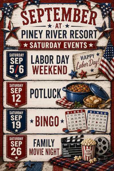 September Weekend Events & Activities!  Including Labor Day Fun!