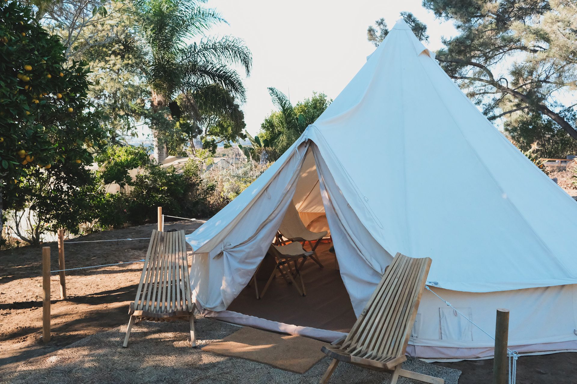 The Holidays Bell Tents, San Clemente, California