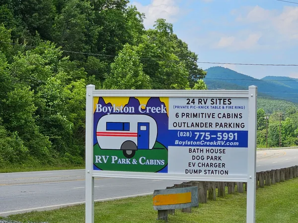 Boylston Creek RV Park and Cabins, Pisgah Forest, North Carolina campground