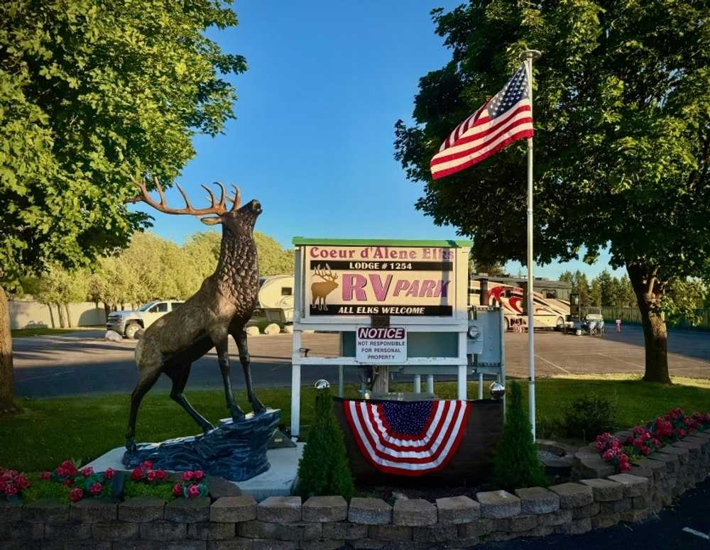 Coeur d'Alene Elks Lodge #1254 "Members Only" RV Park, Coeur d'Alene, Idaho - Main Photo
