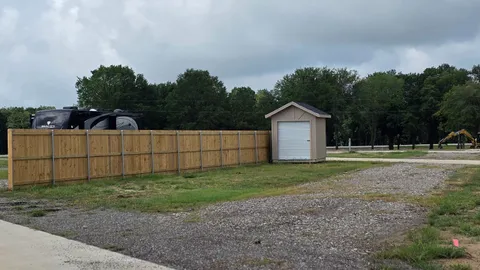40x80 premium site with storage shed — image 1 of 1