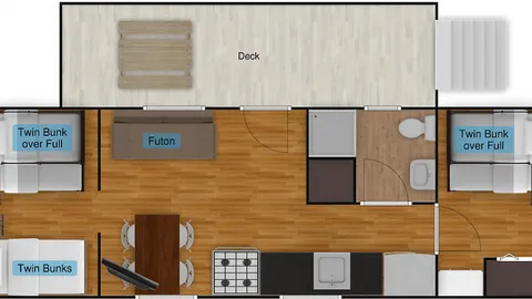 Deluxe Cabin - 2 bedroom — image 8 of 8