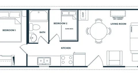 2 Bedroom Resort Cottage Marlborough / 2 Chambres Chalet de Vacances Marlborough — image 16 of 16