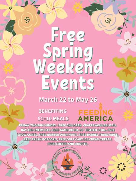 Free Annual Springtime Weekend Events
