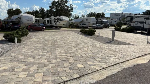 Paver Full Hookup Pull Through RV Site — image 2 of 3